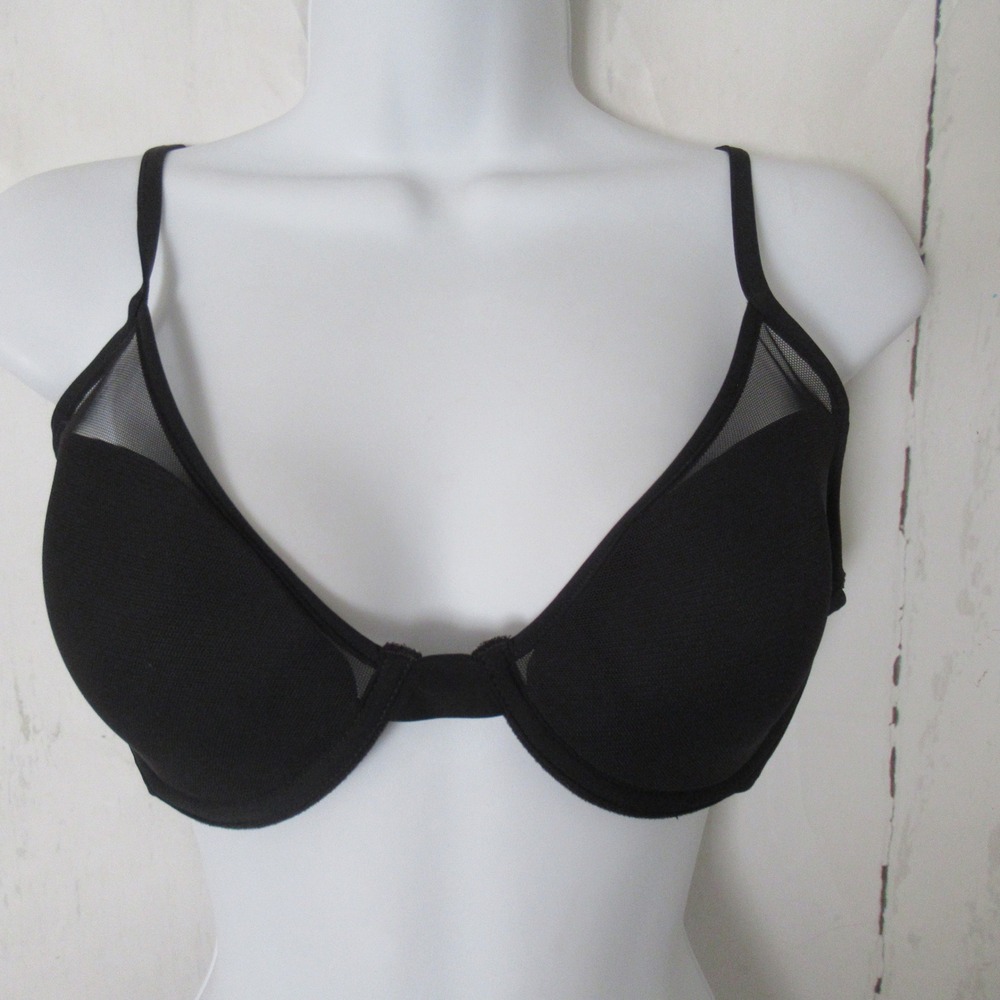 Pepper Bra 38A Black Classic All You Underwire Back Closure
